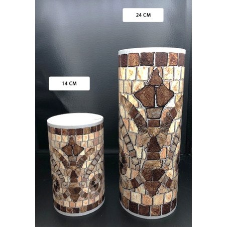 Friso de piedra de color beige adhesivo - Friso para piscina