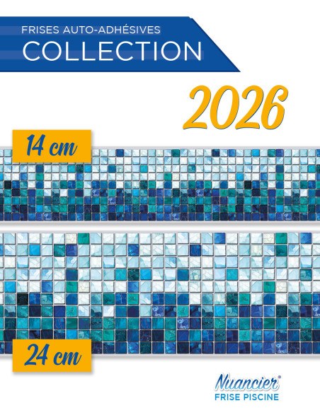 Adhesive Pool Border Summertide - swimming pool frieze