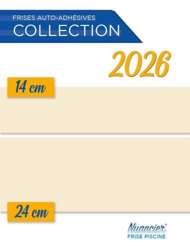 Adhesive Pool Border Sable - swimming pool frieze