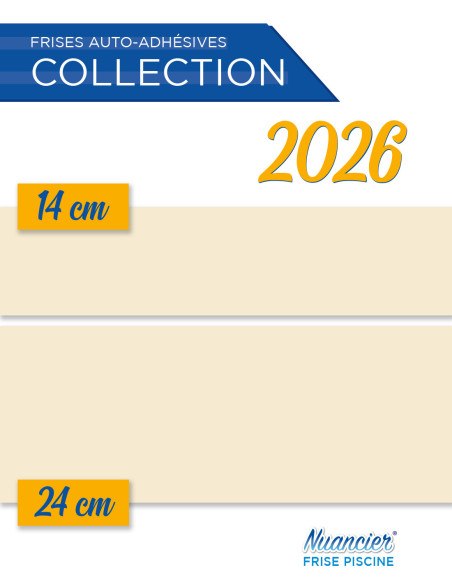 Adhesive Pool Border Sable - swimming pool frieze