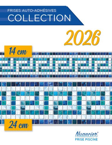 Friso Poseidón adhesivo - Friso para piscina