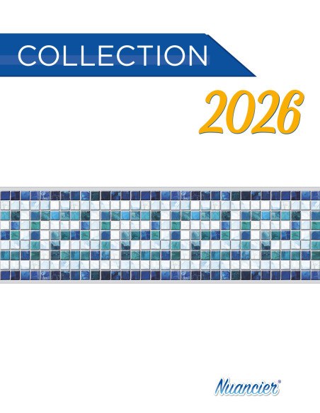 Poseidone greyline adesivo - Fregio per piscine