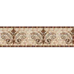 Friso de piedra de color beige adhesivo