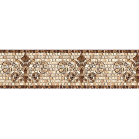 Friso de piedra de color beige adhesivo