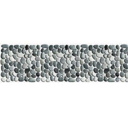 Frise Galet blanc Autocollante