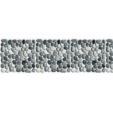 Frise Galet blanc Autocollante