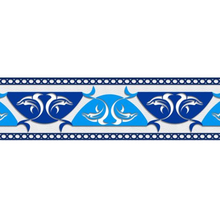 Adhesive Pool Border Dolphin