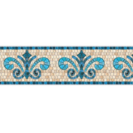 Adhesive Pool Border Stone Blue