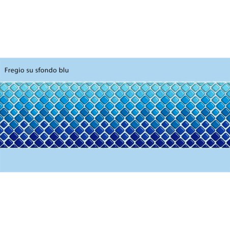 Frise Cristal Bleu adhésive