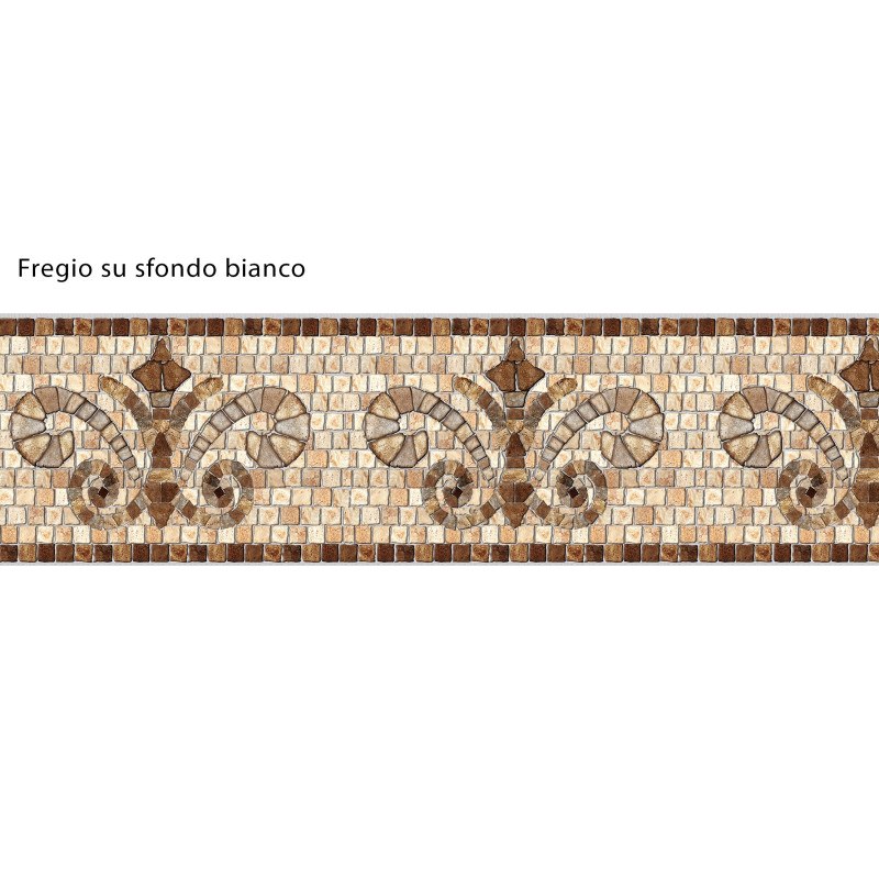 Friso de piedra de color beige adhesivo