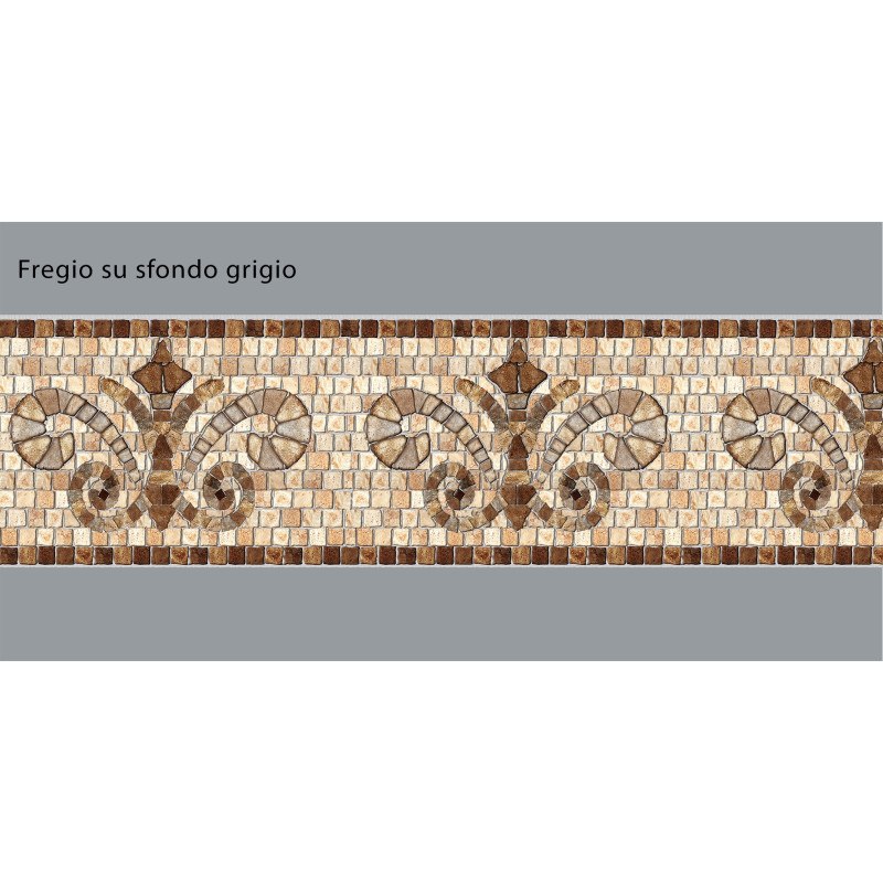 Friso de piedra de color beige adhesivo