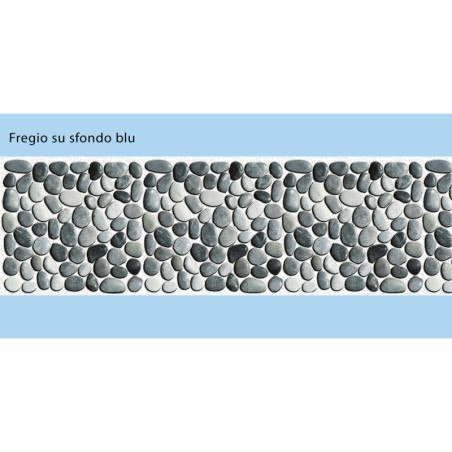 Adhesive Pool Border White Shingle