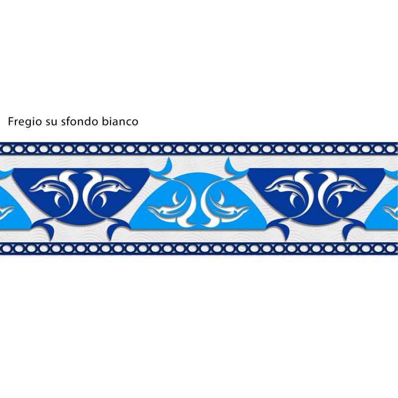 Adhesive Pool Border Dolphin