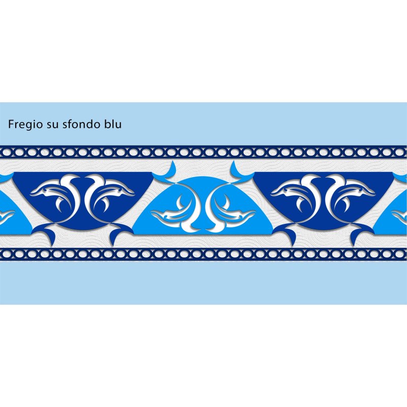 Adhesive Pool Border Dolphin