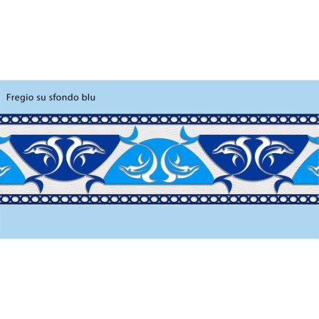 Adhesive Pool Border Dolphin
