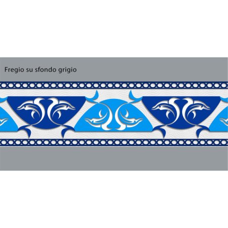 Adhesive Pool Border Dolphin