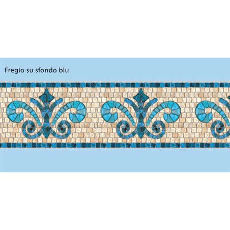 Visualizza ingrandito Fregio en pierre Blue adesivo