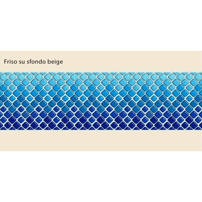 Frise Cristal Bleu adhésive