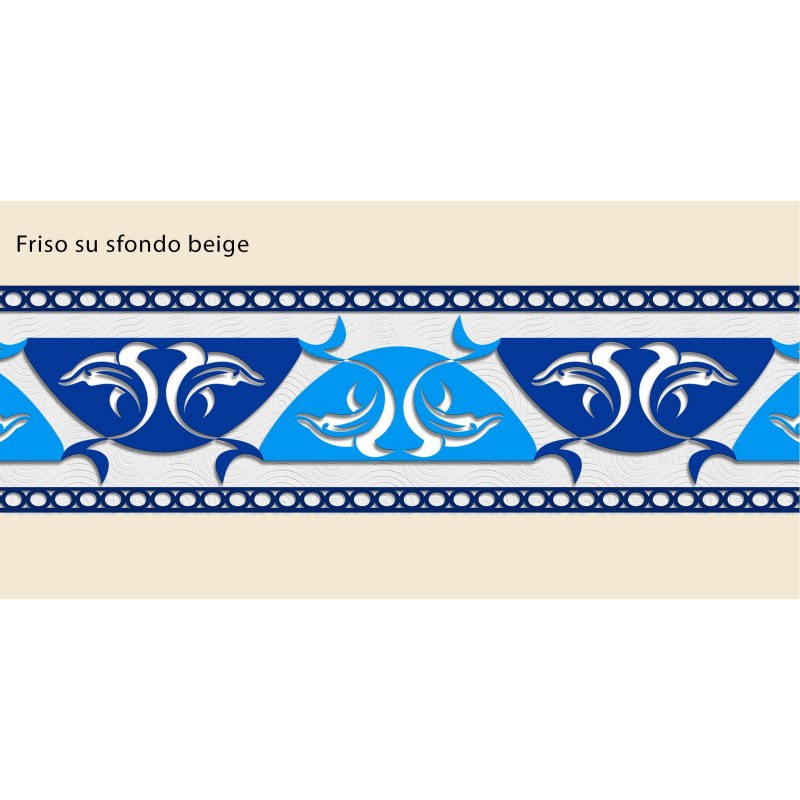 Adhesive Pool Border Dolphin