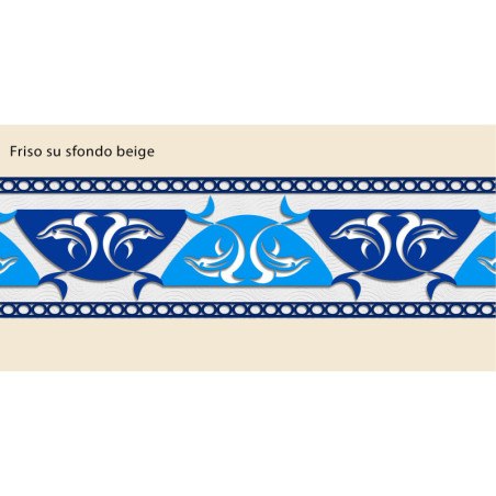 Adhesive Pool Border Dolphin