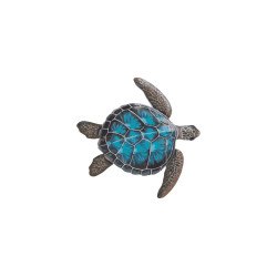 Tortuga azul - Decoración para piscina