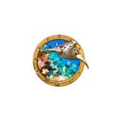 Turtle Porthole 60 - swimming pool decoration