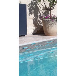 Fregio Blu greyline adesivo - Fregio per piscine 2