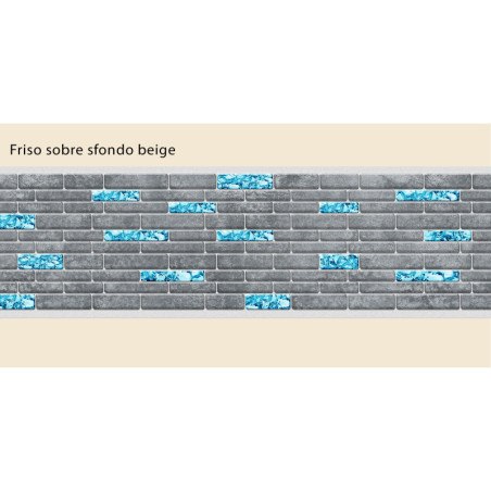 Fregio Blu greyline adesivo - Fregio per piscine